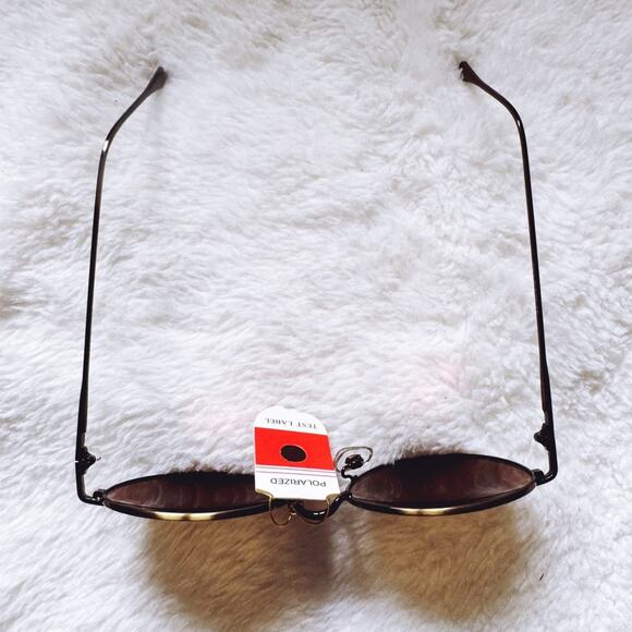 Brielle Bright Red Polarized Mirrored Sunglasses - Picture 5 of 14